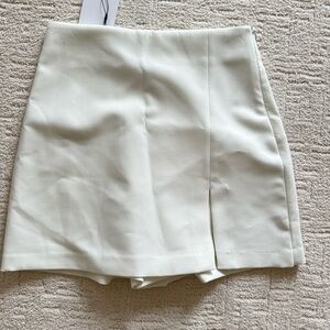 White Zara Skort
